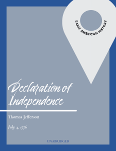 Declaration of Independence