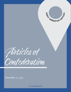 Articles of Confederation
